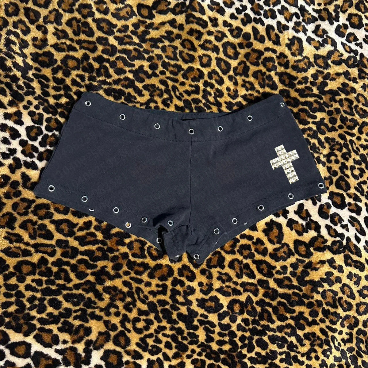 Studded Cross Shorts