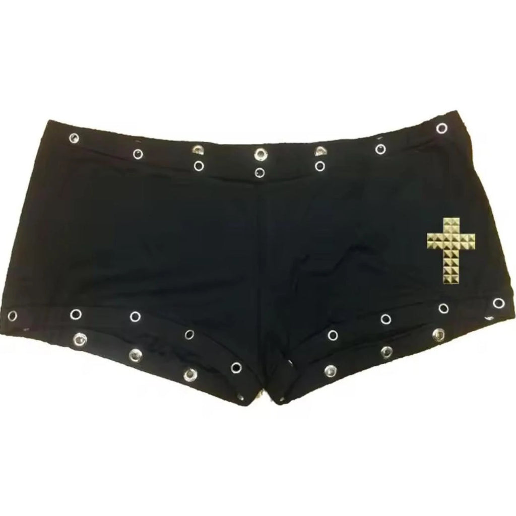 Studded Cross Shorts